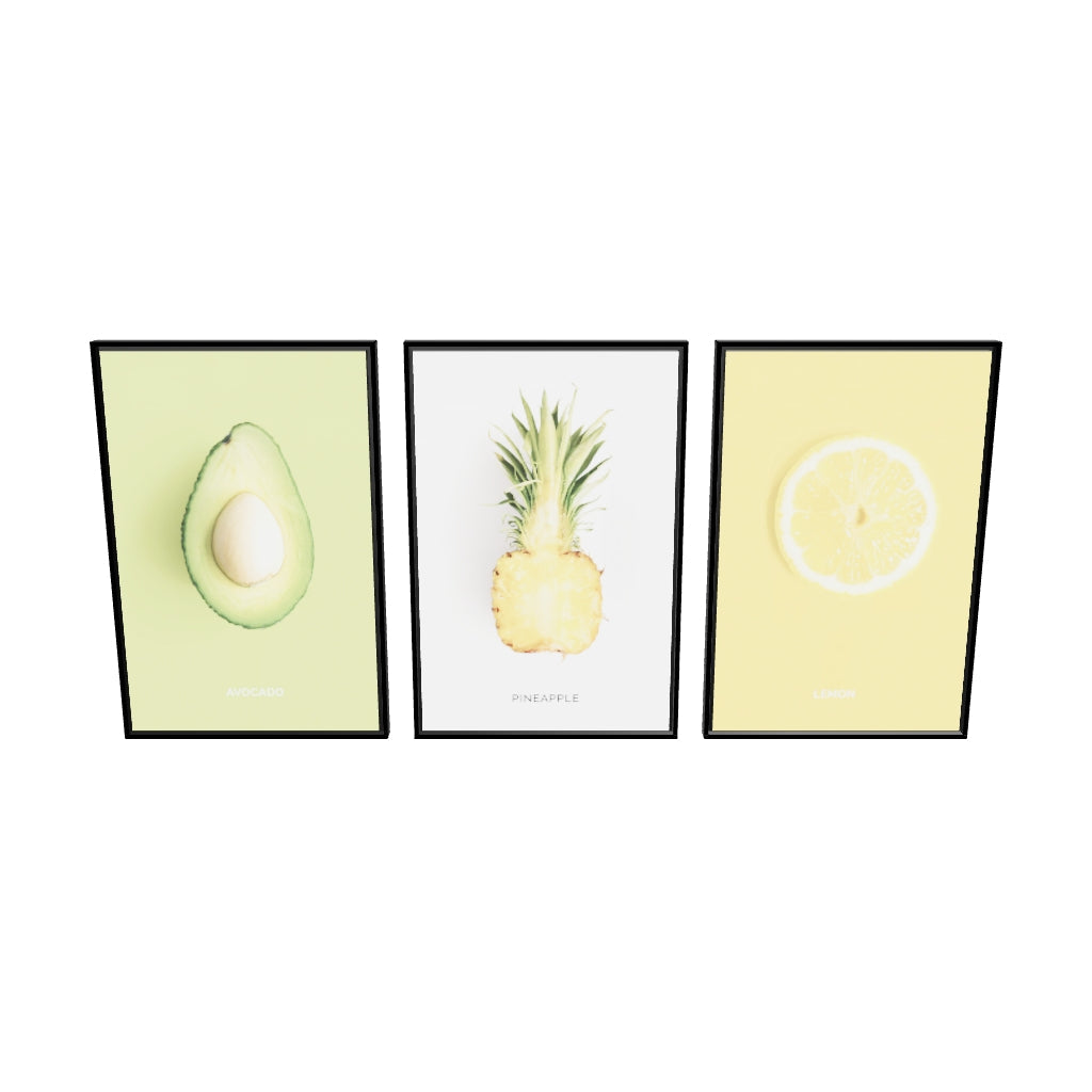 Avocado, Pineapple and Lemon